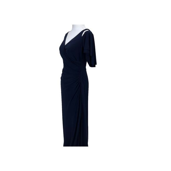 Lauren Ralph Lauren Cold Shoulder Gown β Holiday Elegance (Size 8) - Picture 4 of 9